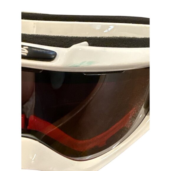 Bollé White Ski & Snowboard Goggles Red-Tinted Lens & Adjustable Strap Pre-Own - Picture 7 of 8